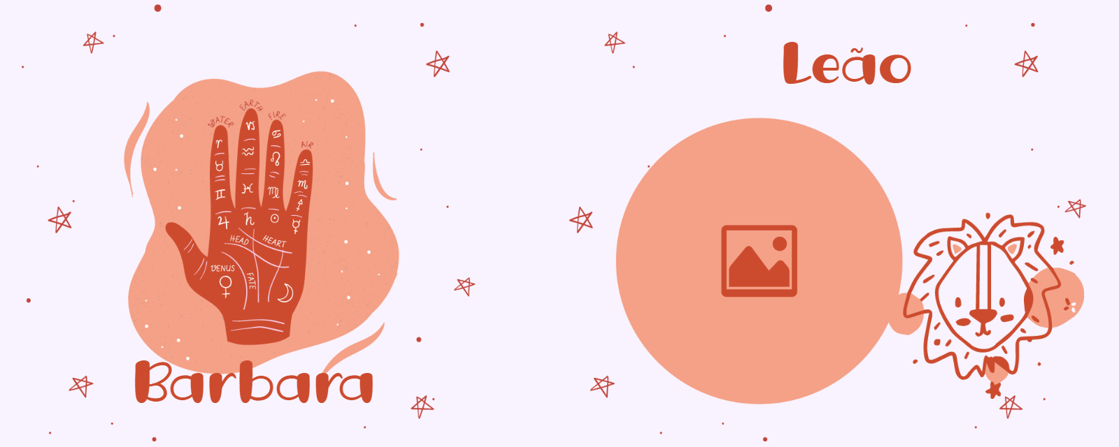 Arte para Caneca Signo Leão com Foto para Editar Online Arte para Caneca Signo Leão com Foto para Editar Online