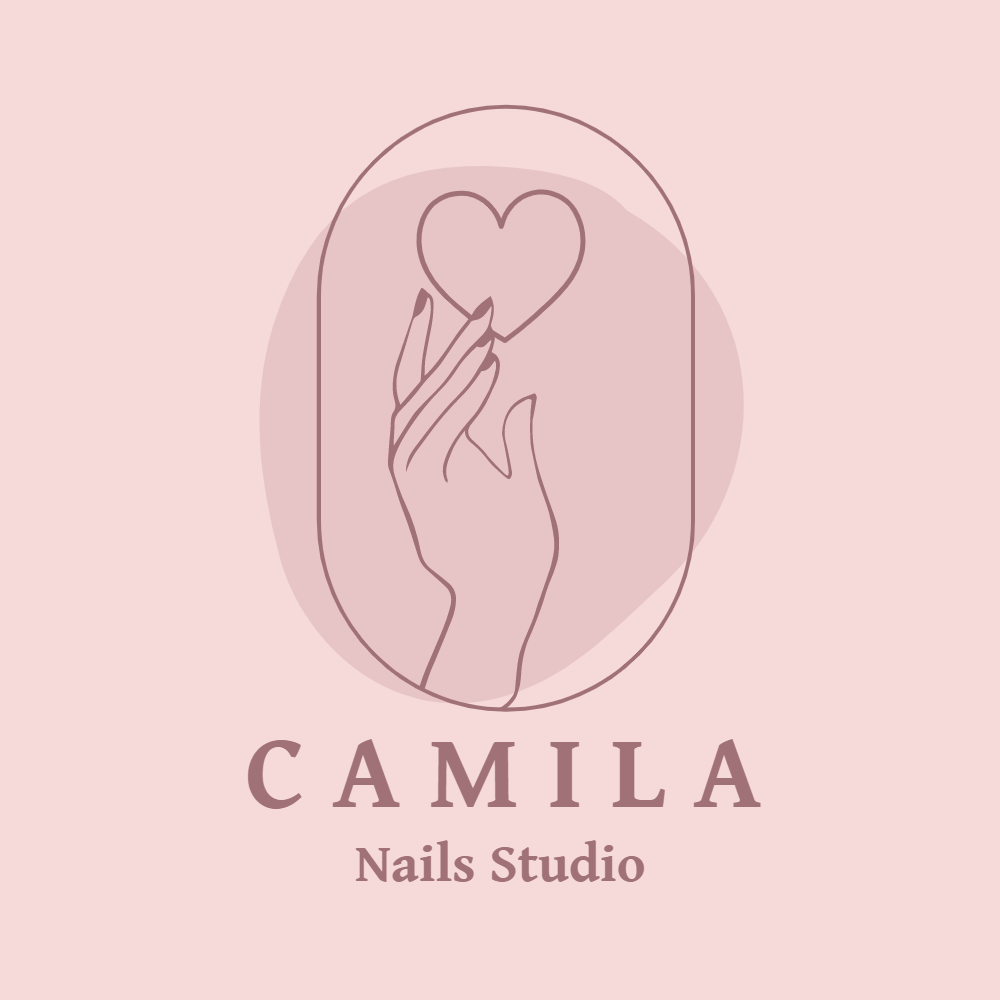 Logo para Nail Designer e Manicure Editável Online Logo para Nail Designer e Manicure Editável Online