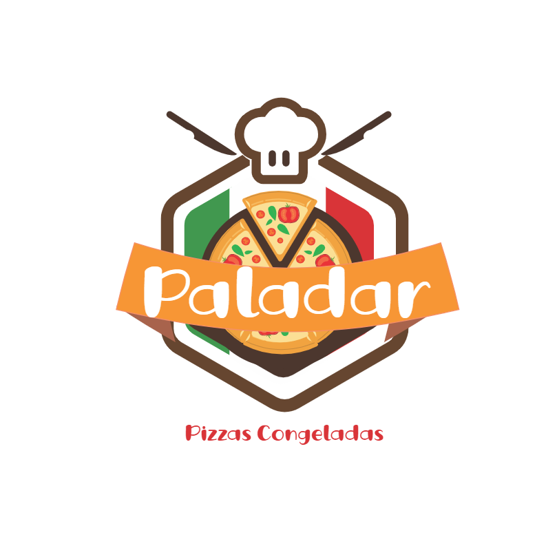 Logo Editável para Pizzaria com Ícones para Editar Online Logo Editável para Pizzaria com Ícones para Editar Online