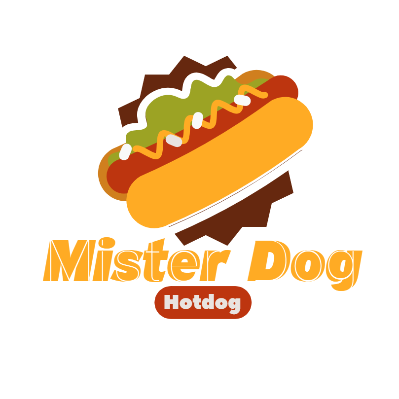 Logo de Lanchonete com Hot Dog para Editar Online Logo de Lanchonete com Hot Dog para Editar Online