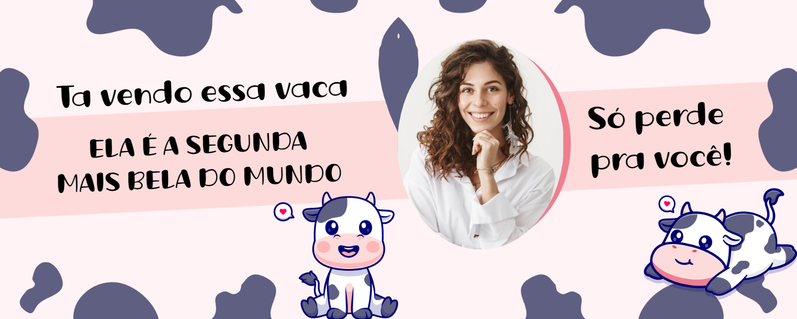 Arte Caneca Amiga Vaca com Foto Editável Online