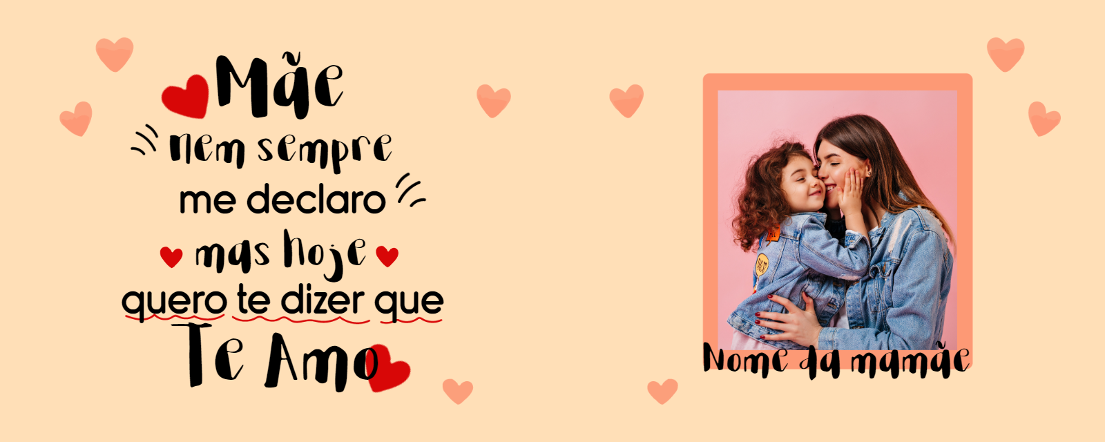 Arte Editável para Caneca de Mãe com Foto para Personalizar Arte Editável para Caneca de Mãe com Foto para Personalizar