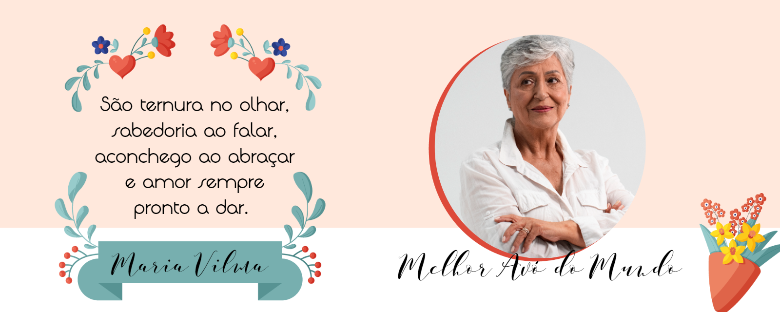 Arte para Caneca Dia das Avós com Foto para Editar Online Arte para Caneca Dia das Avós com Foto para Editar Online