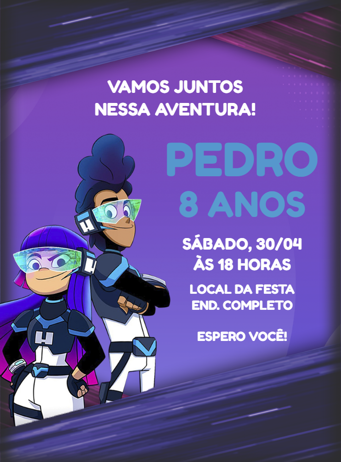 Convite Aniversário Caçadores de Bugs para Editar Online Convite Aniversário Caçadores de Bugs para Editar Online