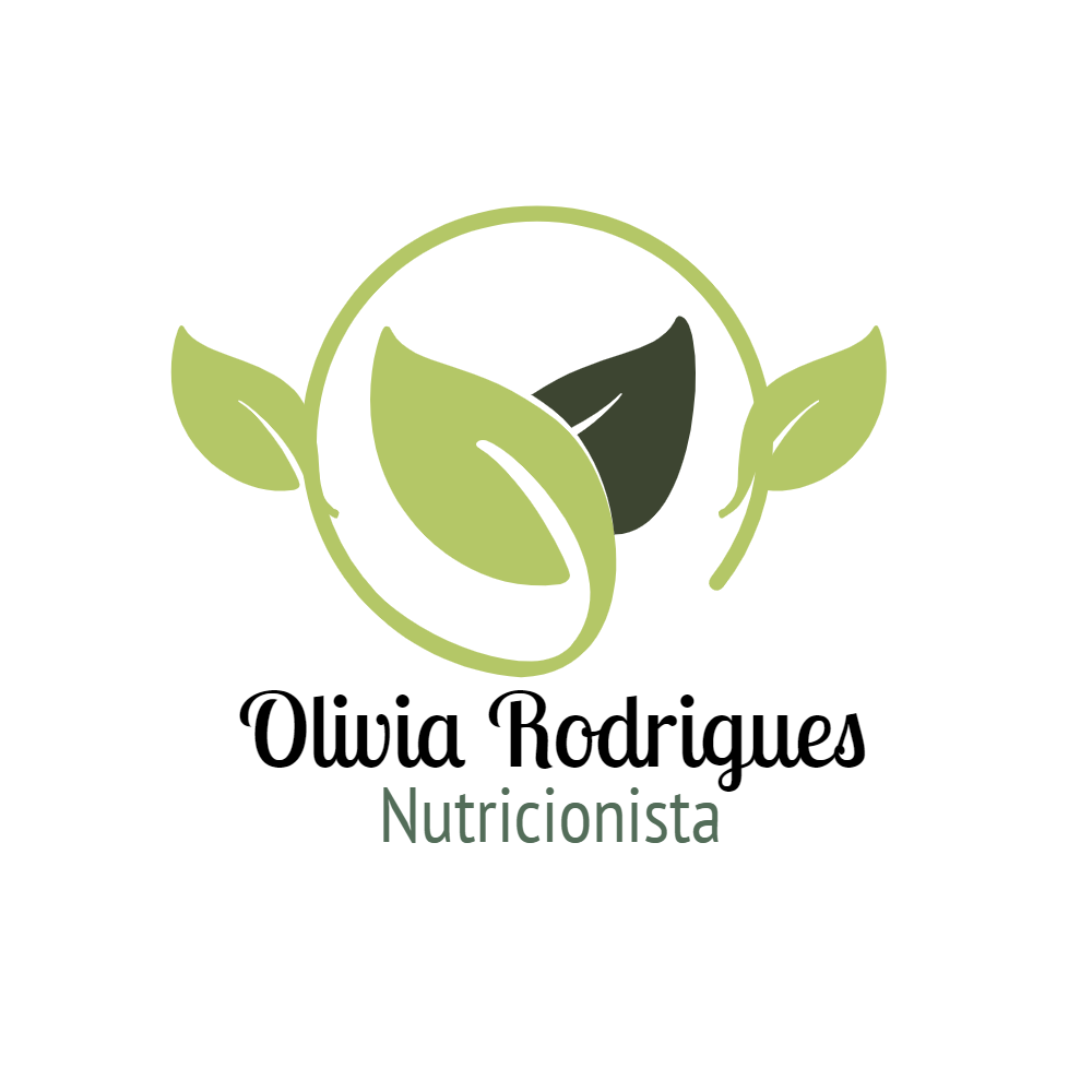 Logo Editável para Nutricionista com Folhas Verdes Logo Editável para Nutricionista com Folhas Verdes