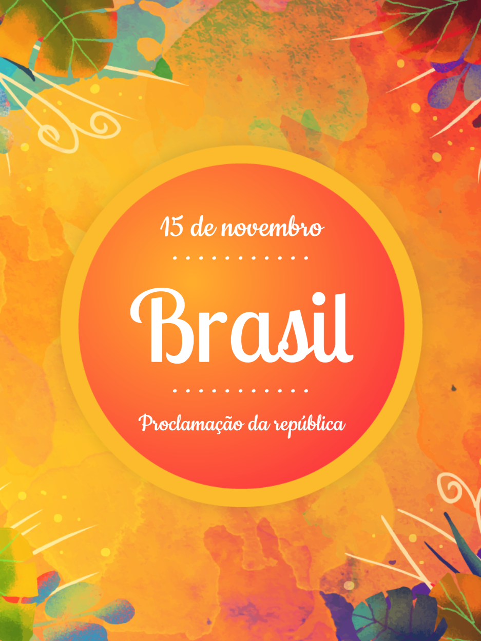 Post Feriado Nacional Aquarelado para Editar Online Post Feriado Nacional Aquarelado para Editar Online