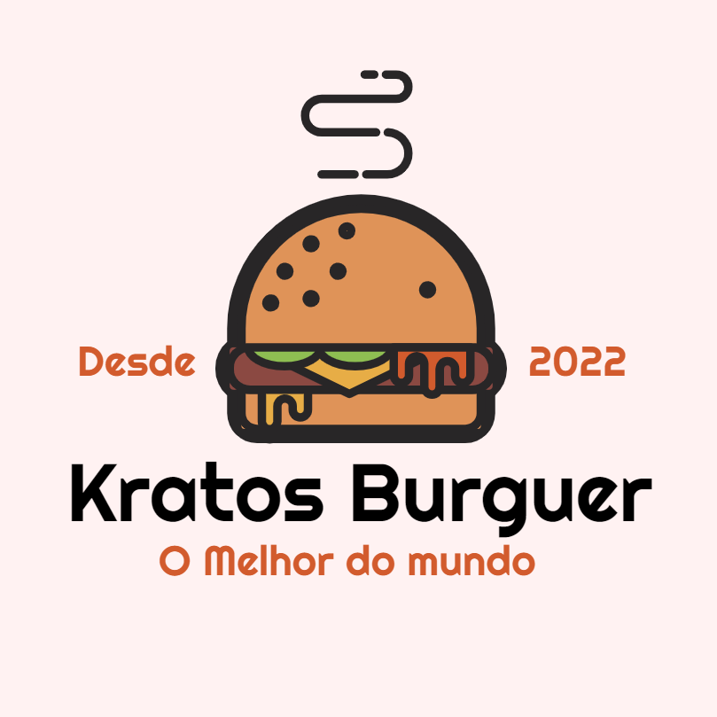 Logo Editável de Hamburgueria com Hambúrguer para Editar Logo Editável de Hamburgueria com Hambúrguer para Editar