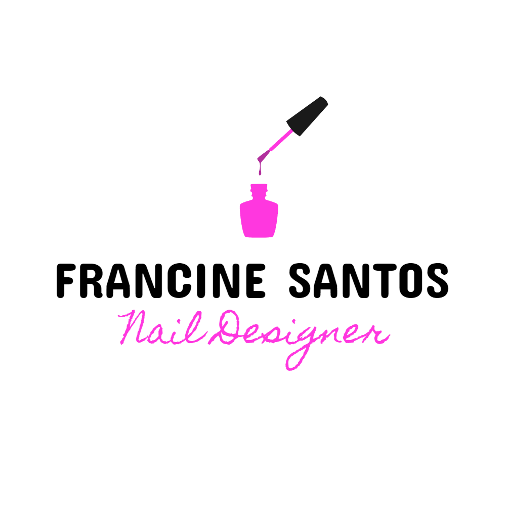 Logo Editável para Manicure e Nail Designer para Editar Logo Editável para Manicure e Nail Designer para Editar