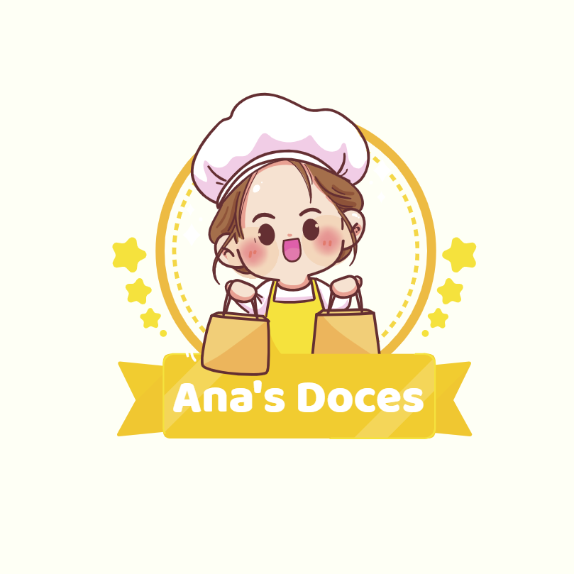 Logo Doceria com Mascote Menina para Editar Online Logo Doceria com Mascote Menina para Editar Online