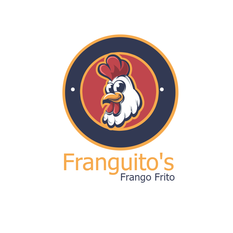 Logo Frango Frito com Mascote para Editar Online Logo Frango Frito com Mascote para Editar Online