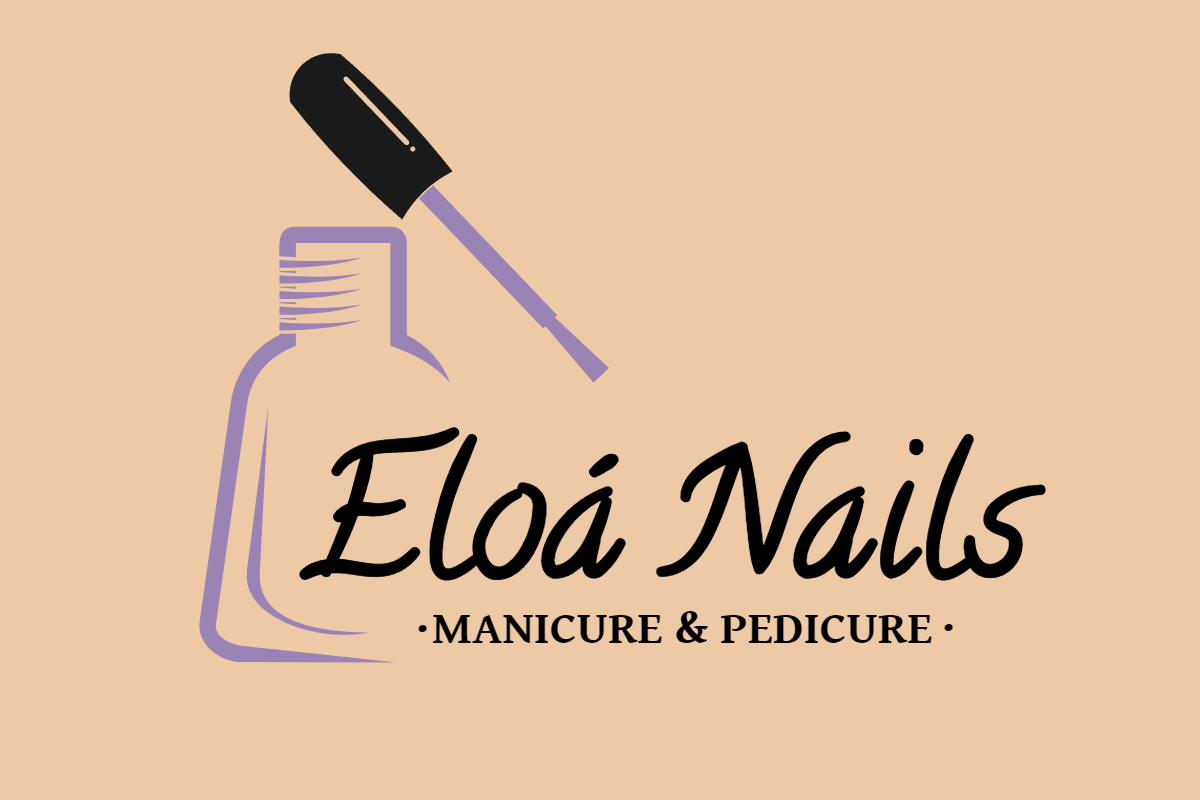 Logo Manicure e Pedicure com Esmalte para Editar Online Logo Manicure e Pedicure com Esmalte para Editar Online