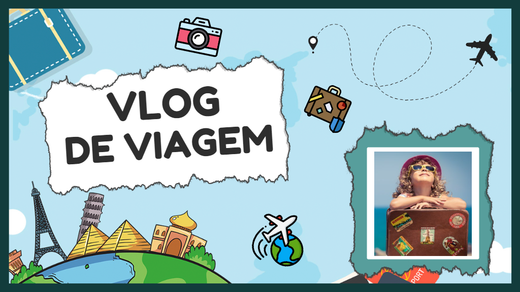 Thumbnail de Viagem com Ícones para Editar Online Thumbnail de Viagem com Ícones para Editar Online