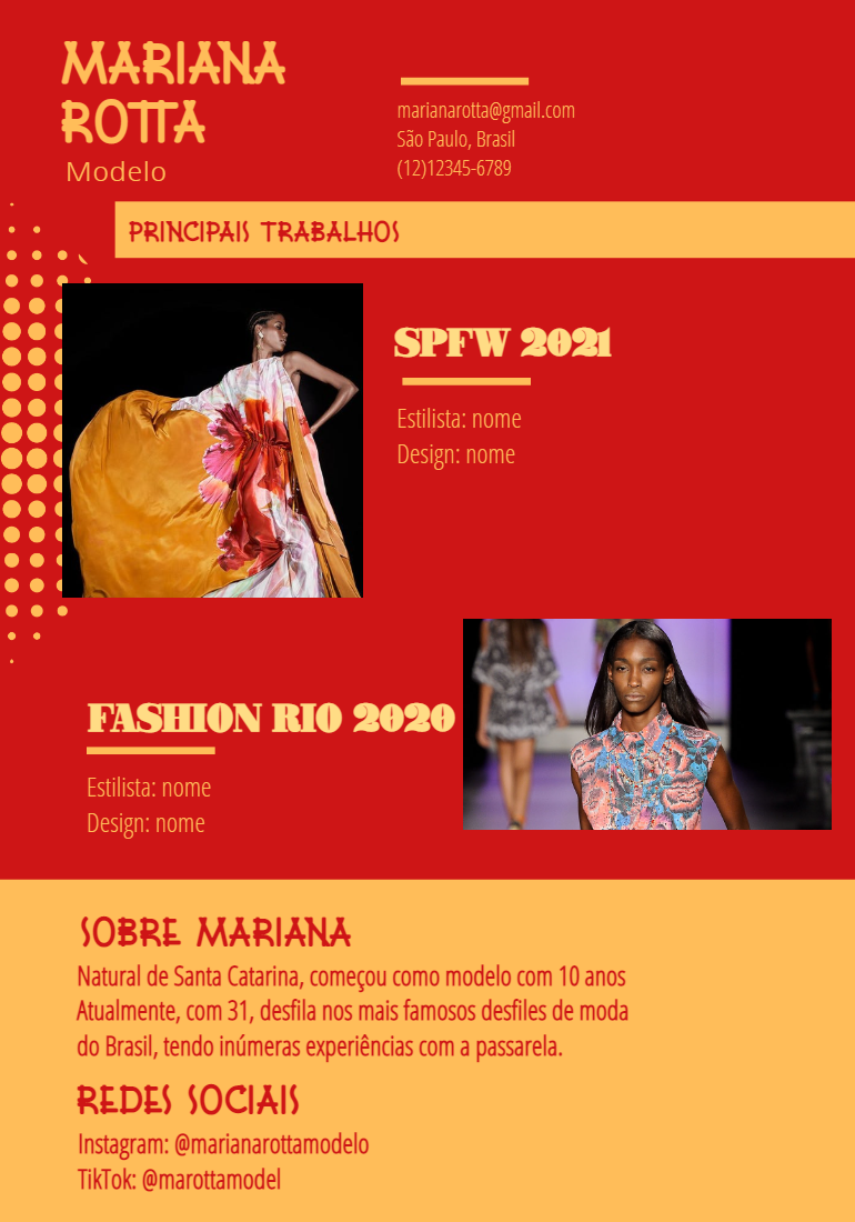 Mídia Kit Profissional com Fotos para Editar Online