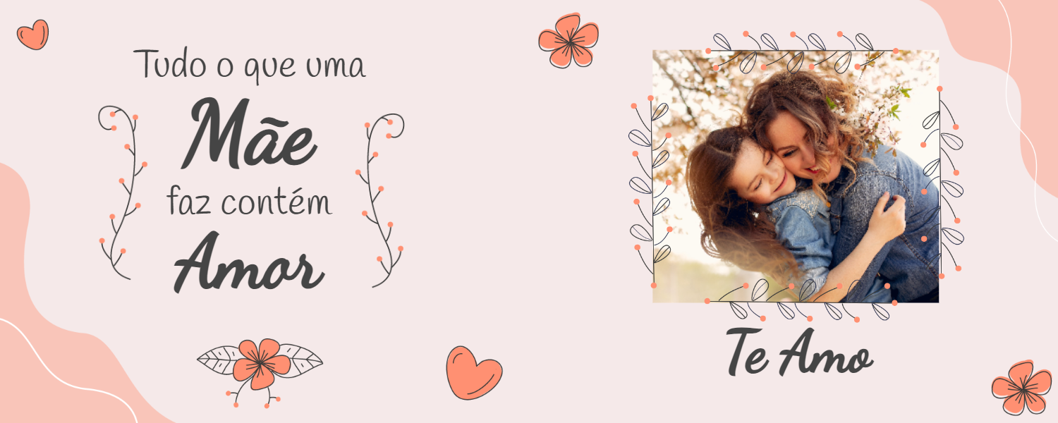 Arte para Caneca Mãe com Foto e Frase para Editar Online Arte para Caneca Mãe com Foto e Frase para Editar Online