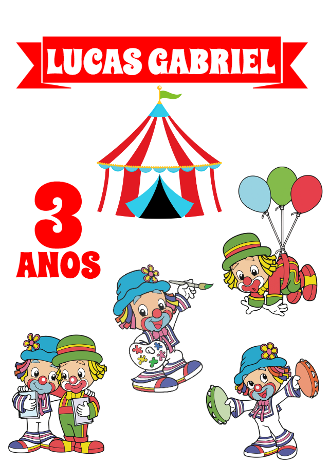 Topo de Bolo Patati Patatá Editável para Festa Infantil Topo de Bolo Patati Patatá Editável para Festa Infantil