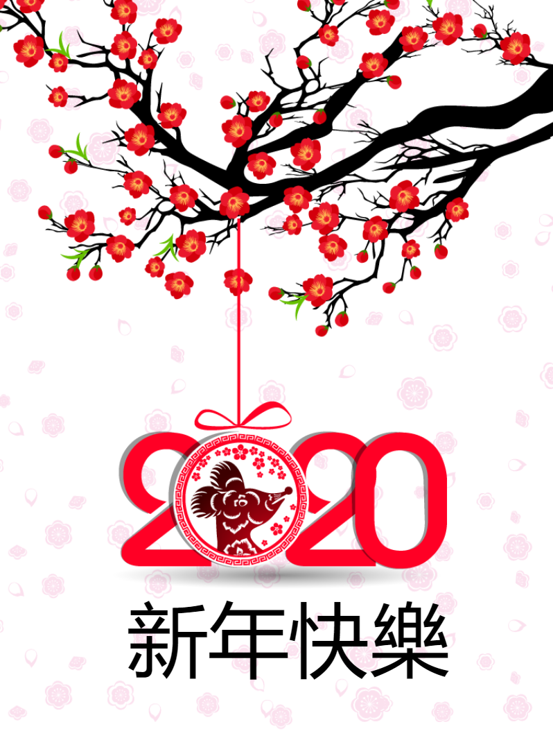 Post Ano Novo Chinês Ano do Rato para Editar Online Post Ano Novo Chinês Ano do Rato para Editar Online