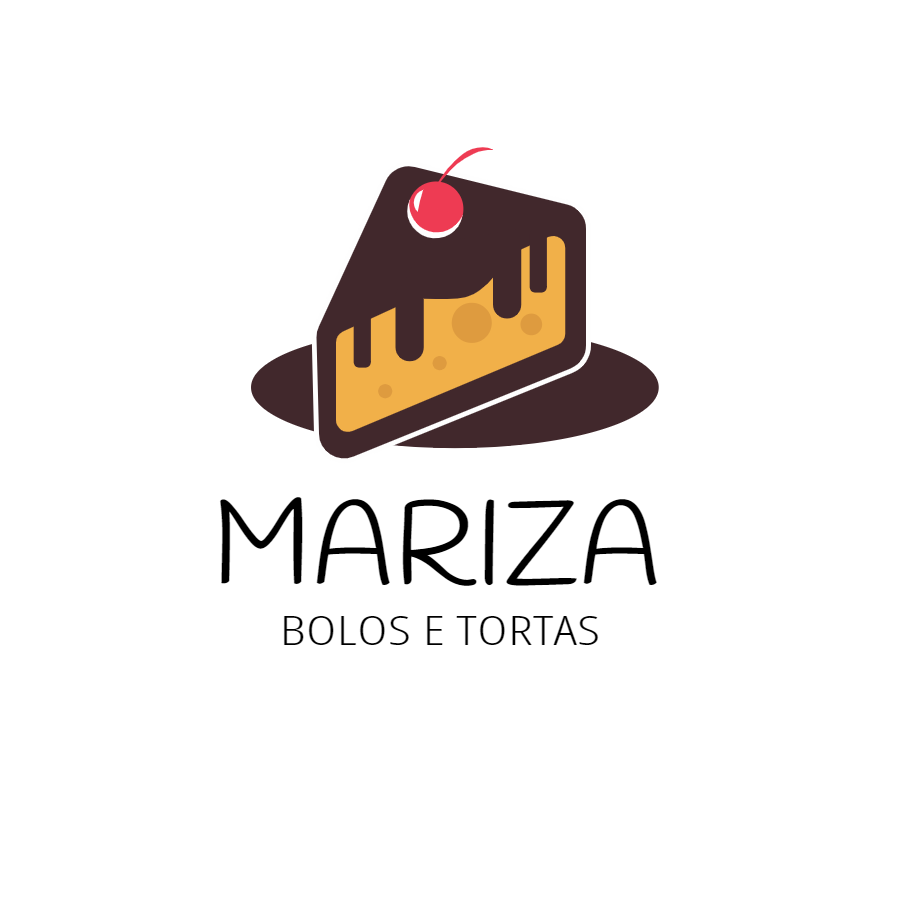 Logo de Confeitaria com Torta para Editar Online Logo de Confeitaria com Torta para Editar Online