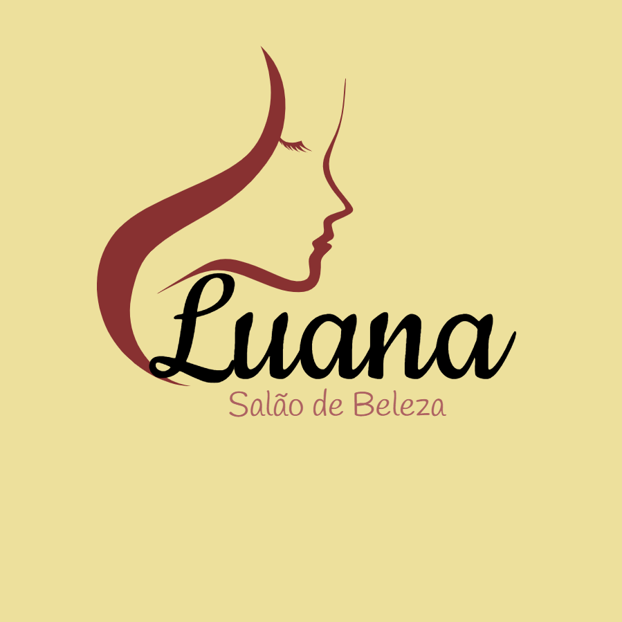 Logotipo Salão de Beleza com Silhueta para Editar Online