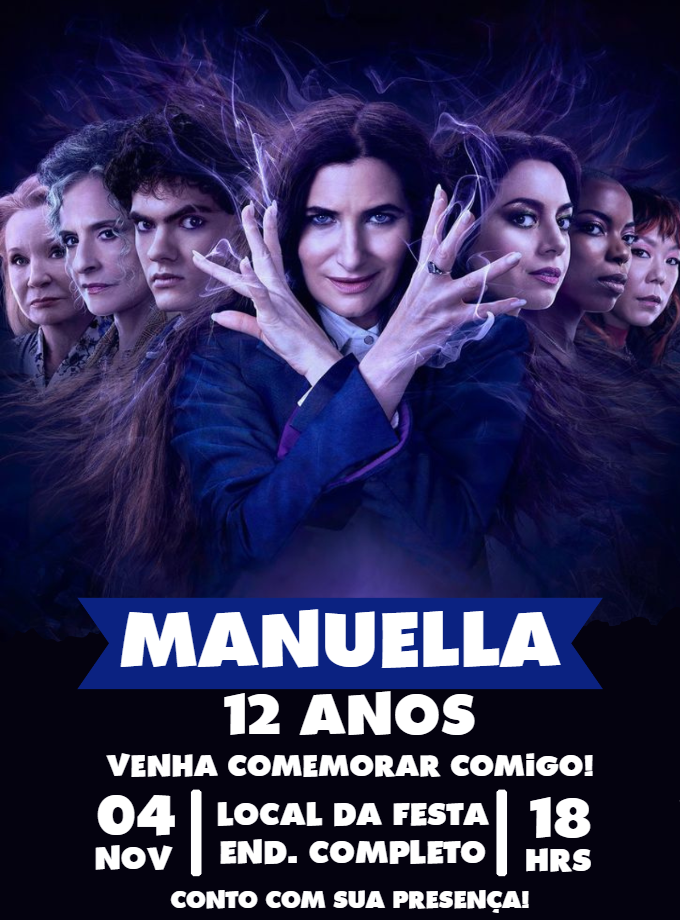 Convite de Aniversário Agatha para Editar e Imprimir Online Convite de Aniversário Agatha para Editar e Imprimir Online