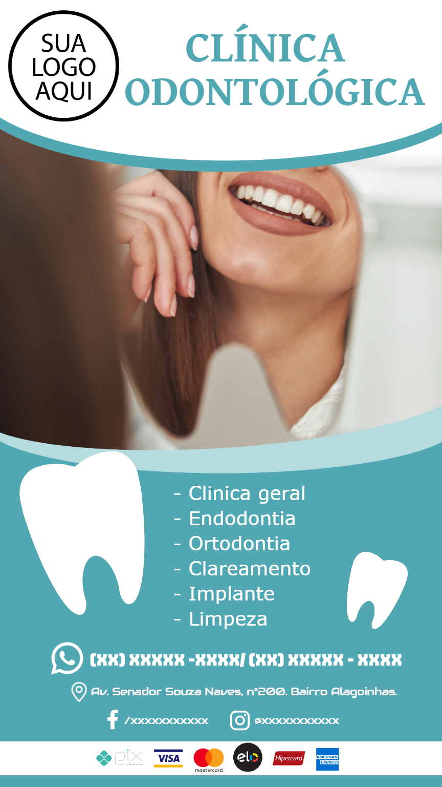 Flyer Editável para Clínica Odontológica: Crie o Seu Online Flyer Editável para Clínica Odontológica: Crie o Seu Online