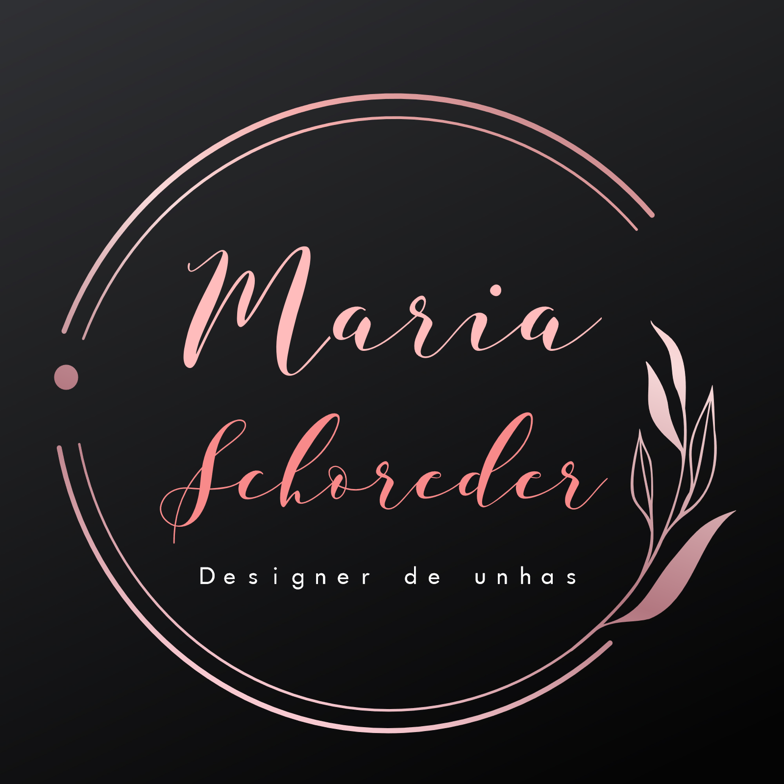 Logo Manicure Rosê Gold Elegante para Editar Online Logo Manicure Rosê Gold Elegante para Editar Online