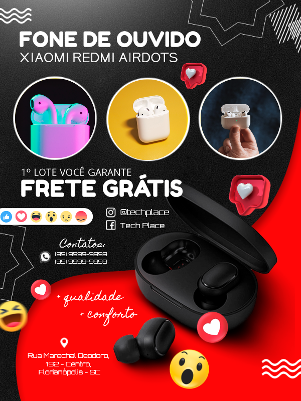 Flyer de Oferta para Loja de Eletrônicos Editável Online Flyer de Oferta para Loja de Eletrônicos Editável Online