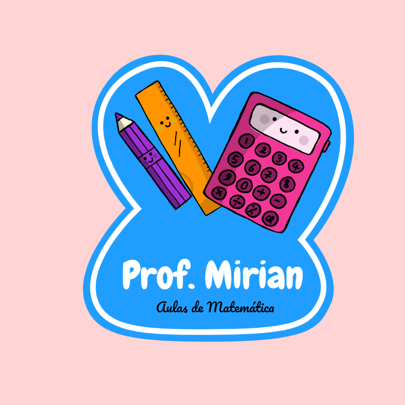 Logo Professora de Matemática com Ícones Fofos para Editar Logo Professora de Matemática com Ícones Fofos para Editar