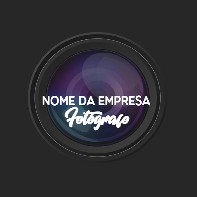 Logo para Fotógrafo com Câmera para Editar Online Logo para Fotógrafo com Câmera para Editar Online