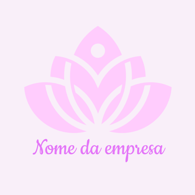 Logo Mandala Flor de Lótus Editável Online para Empresas Logo Mandala Flor de Lótus Editável Online para Empresas
