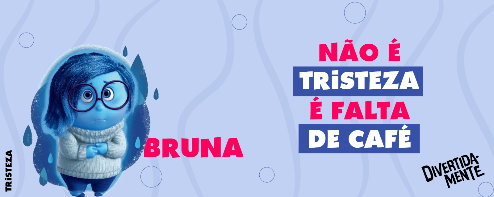 Arte Editável para Caneca Divertida Mente Tristeza para Editar Arte Editável para Caneca Divertida Mente Tristeza para Editar