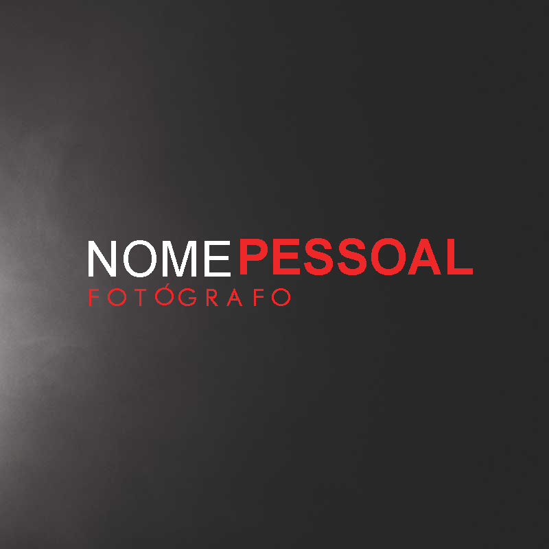 Logo Editável Online para Fotógrafo Profissional Logo Editável Online para Fotógrafo Profissional