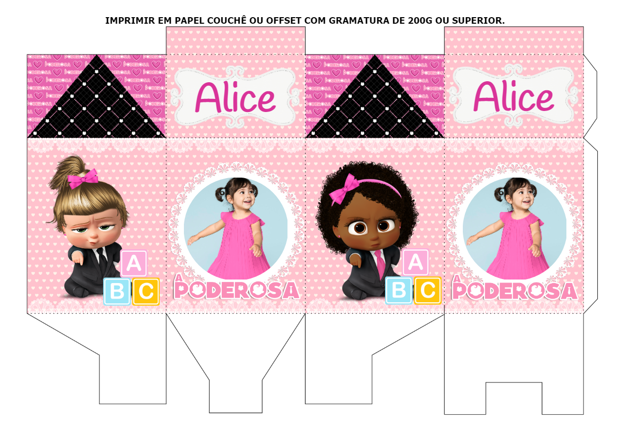 Caixa Milk Poderosa Chefinha com Foto para Editar Online Caixa Milk Poderosa Chefinha com Foto para Editar Online