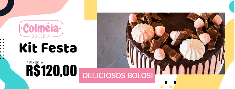 Banner Editável de Doceria com Foto para Divulgar Banner Editável de Doceria com Foto para Divulgar