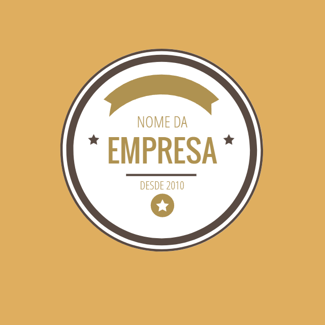 Logo para Empresa Selo Minimalista para Editar Online Logo para Empresa Selo Minimalista para Editar Online