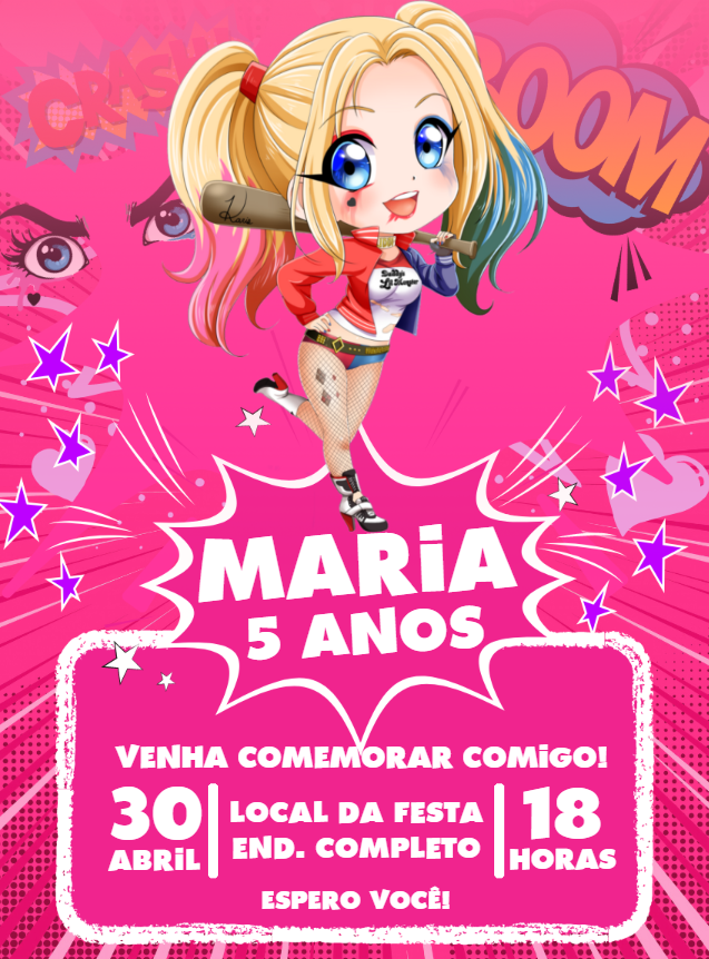 Convite de Aniversário Alerquina para Editar Online Convite de Aniversário Alerquina para Editar Online