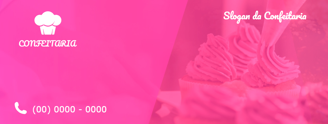 Cartão de Visita de Confeitaria para Editar Online Cartão de Visita de Confeitaria para Editar Online