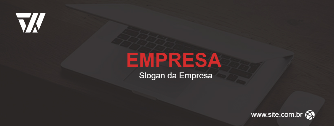 Banner Corporativo Abstrato para Editar Online