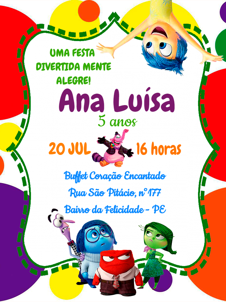 Convite Divertidamente de Aniversário para Editar Online Convite Divertidamente de Aniversário para Editar Online