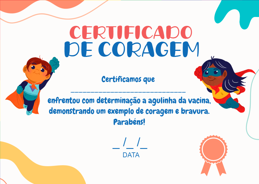Certificado de Coragem Super-heróis para Editar Online