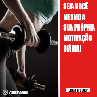 Post para Academia com Frase Motivacional para Editar Online Post para Academia com Frase Motivacional para Editar Online