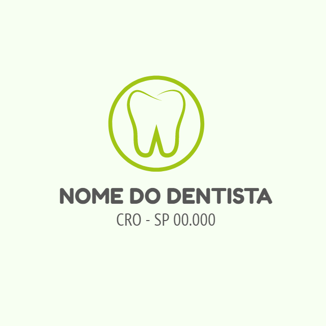 Logo Editável para Dentista e Clínica Odontológica Logo Editável para Dentista e Clínica Odontológica