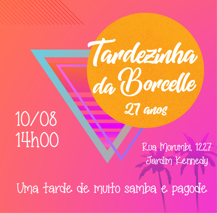 Convite de Aniversário Tardezinha para Editar Online Convite de Aniversário Tardezinha para Editar Online
