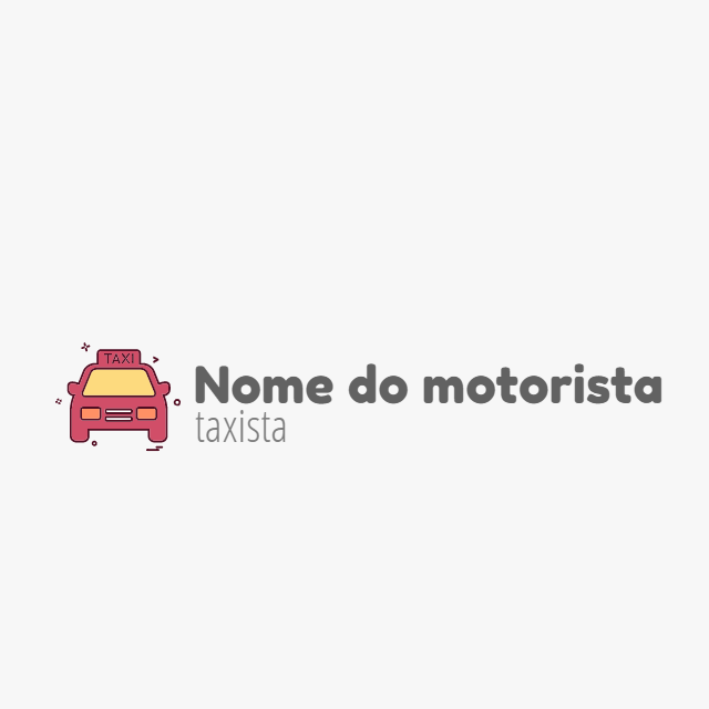 Logo Profissional para Motorista de Táxi para Editar Online
