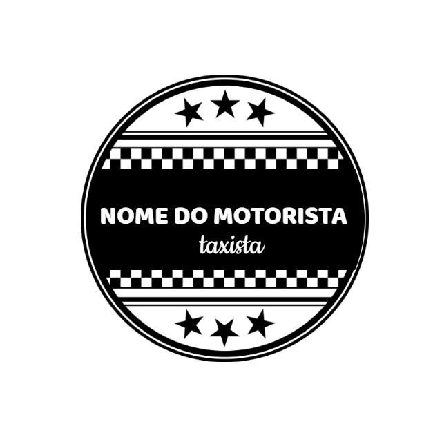 Logo Editável para Motorista e Taxista para Criar Online Logo Editável para Motorista e Taxista para Criar Online