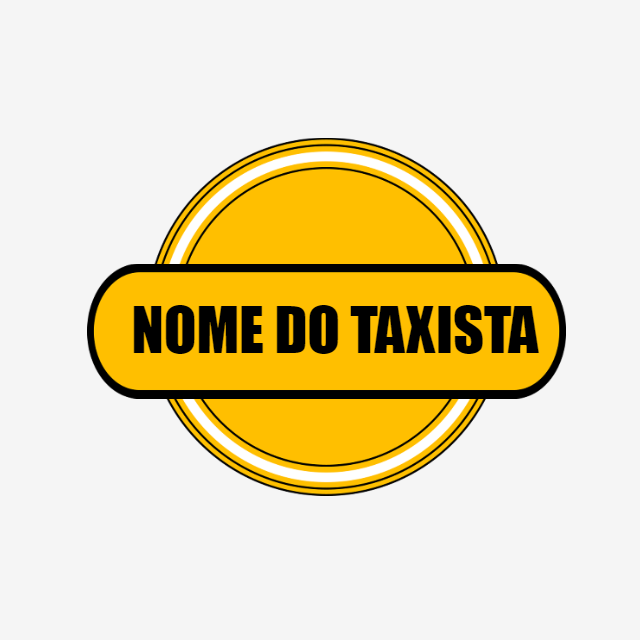 Logo Editável para Taxista e Motorista para Criar Online Logo Editável para Taxista e Motorista para Criar Online