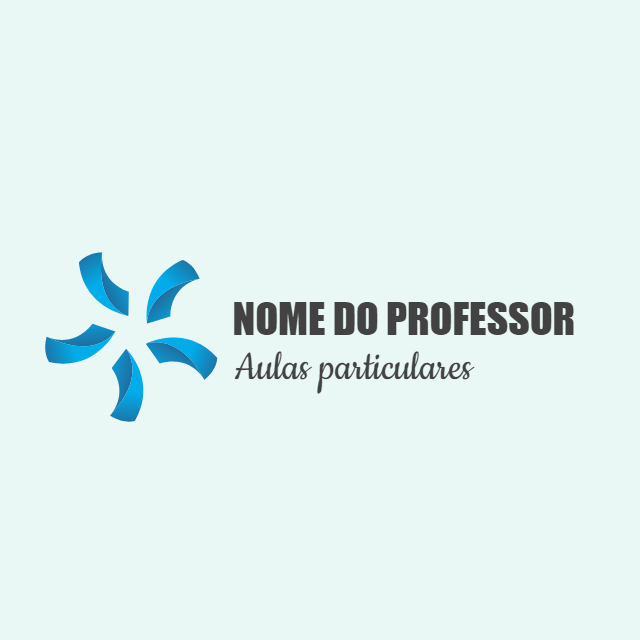 Logo Abstrato para Professor para Editar Online Logo Abstrato para Professor para Editar Online