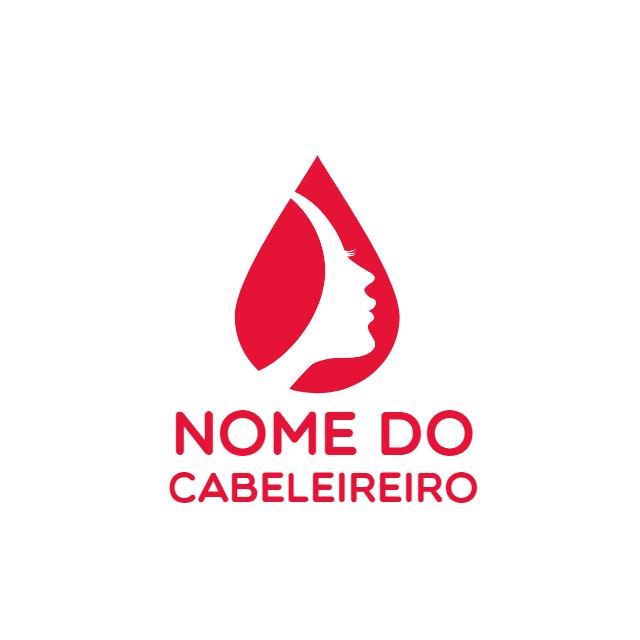 Logo para Salão de Beleza com Silhueta para Editar Online Logo para Salão de Beleza com Silhueta para Editar Online