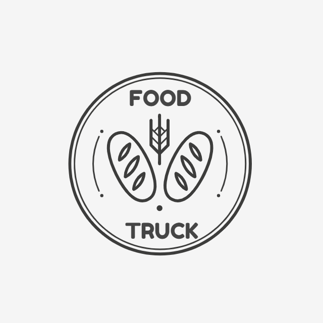 Logo Editável Online para Food Truck e Padaria Logo Editável Online para Food Truck e Padaria