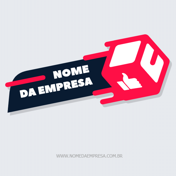 Logo Editável para Empresa de Entregas para Personalizar Logo Editável para Empresa de Entregas para Personalizar
