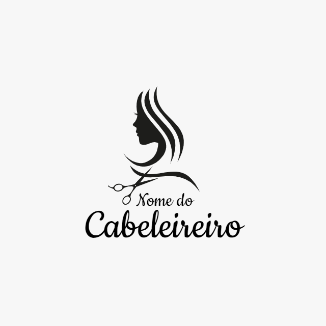 Logo para Cabeleireiro Elegante para Editar Online Logo para Cabeleireiro Elegante para Editar Online